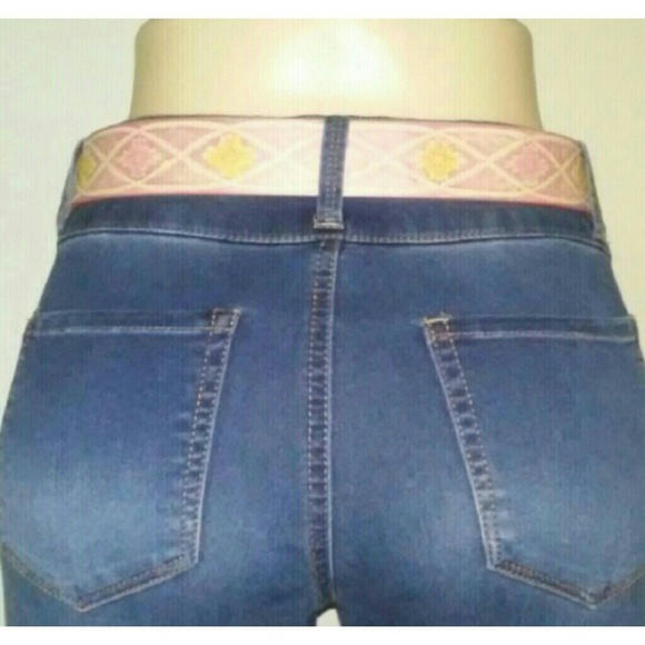 Pink Floral Print Belt - Picture 3 of 3